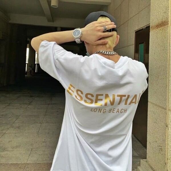 위핑,피어오브갓 반팔 티셔츠 에센셜 남녀공용 피오갓 반팔티
