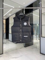 캐나다구스 Canada Goose 커플 베스트 패딩 블랙