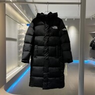 노스페이스 The North Face NEVER STOP EXPLORING 플래그십계열 롱 패딩 남여 공용 블랙