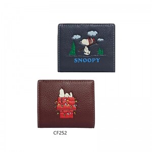 코치 접이식 지갑 스누피 여성 QBDEI CF251 CF252