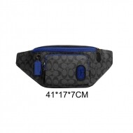 COACH 코치 트랙 벨트백 인 시그니쳐 캔버스 위드 코치 패치 CC019black