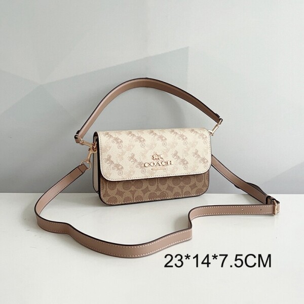 블링크,COACH 코치 Brynn 23 크로스백 숄더백 CBM57khaki-white
