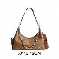 코치 오리지날 포켓 줄리엣 30 숄더 CAM20brown Coach Pocket Juliet Bag