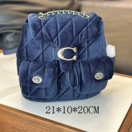 COACH 코치 터비 배낭 퀼팅 숄더백 CW610 LHVDQ