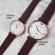 타임플래닛 알마니 AR9042 ARMANI 가죽밴드 커플시계