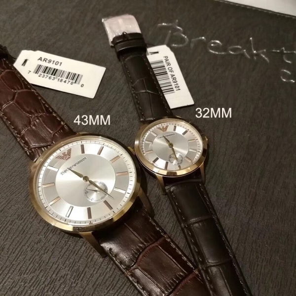 블링크,EMPORIO ARMANI 엠포리오 아르마니 커플 시계 AR9101
