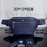 몽블랑 가슴가방 198509navy