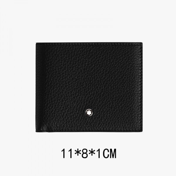 블링크,Montblanc 몽블랑 그레인 지갑 시시시 (Black) MB199440