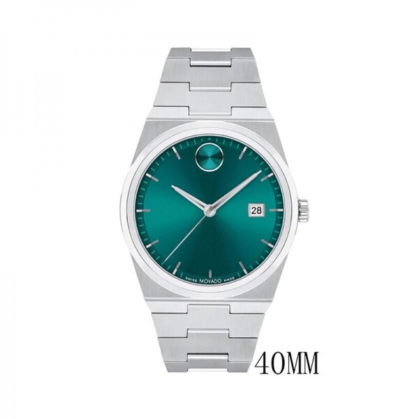 블링크,Movado 모바도 볼드 퀘스트 쿼츠 그린 다이얼 시계 3601222