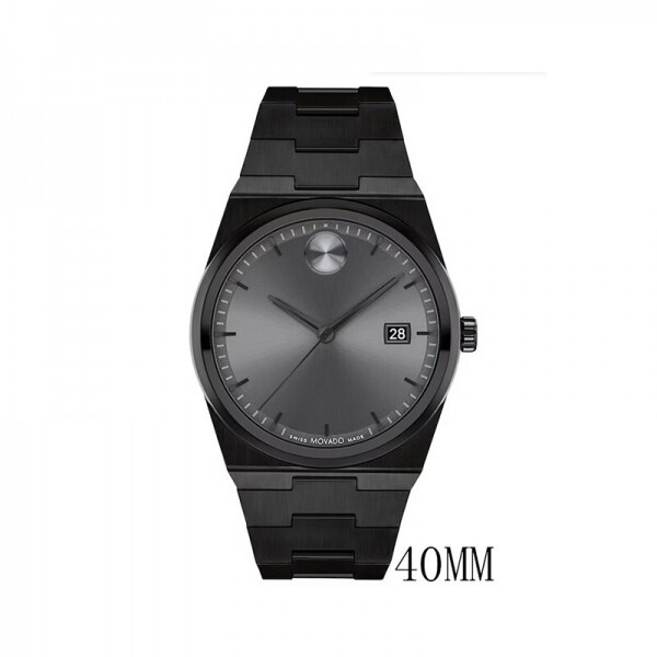 블링크,모바도 볼드 Quest 쿼츠 블랙다이얼 검판 남성 시계 3601224