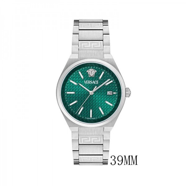 블링크,베르사체 시계 VE0F00125 STAINLESS STEEL GREEN GREEN 남성