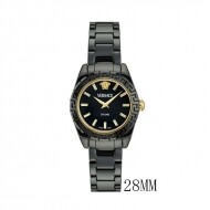 베르사체 론다 28mm 시계 VE9F00124 BLACK BLACK 여성