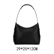 Tory Burch 토리버치 T 모노그램 페블 가죽 숄더백 175641black
