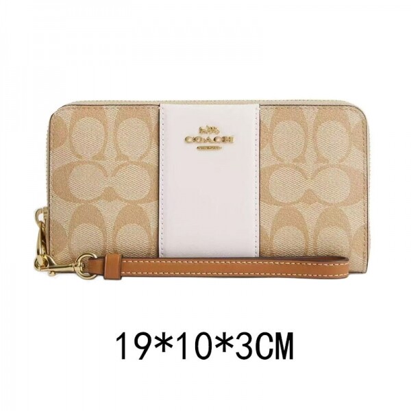 블링크,코치 롱지퍼 라운드 시그니처 장지갑 CR624 Long Zip Around Wallet
