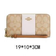 코치 롱지퍼 라운드 시그니처 장지갑 CR624 Long Zip Around Wallet