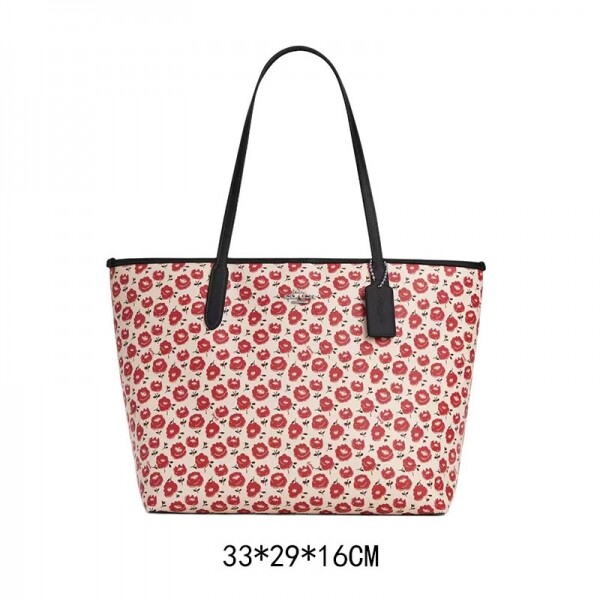 블링크,Coach 코치 여성 토트백 With Floral Print CBI50 SVWGZ