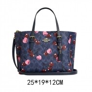 코치 몰리 토트백 25 체리 프린트 CZ772navy
