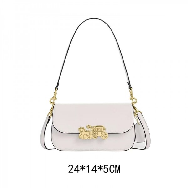 블링크,Coach 코치 하퍼 숄더백 초크 CCE65white