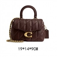 코치 태비 탑 핸들 백 위드 퀼팅 CCC12maple