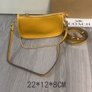 코치 25FW 코치 숄더백 CCC36yellow BLACK 명품직구 관부가세 포함