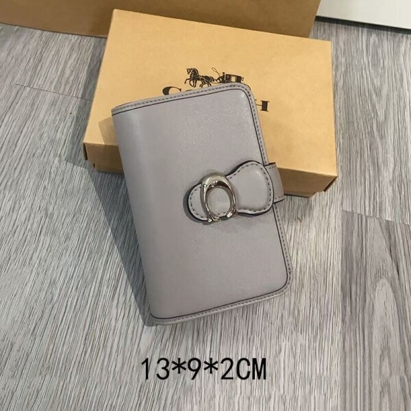 블링크,COACH Tabby Medium Wallet CA193gray Brass/Black