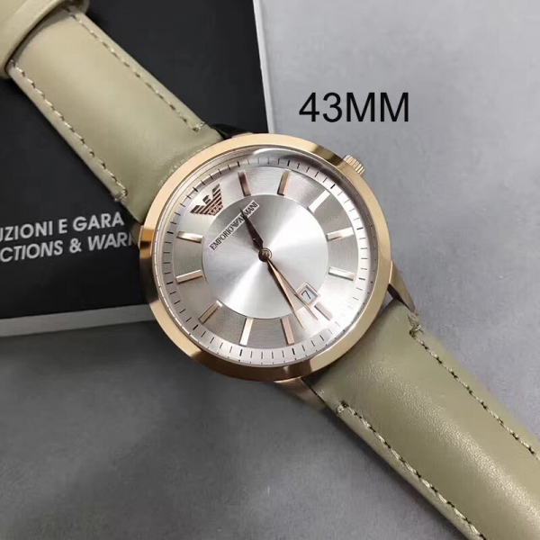 블링크,Emporio Armani 엠포리오아르마니 남성용 시계 알마니 쿼츠 43mm 로즈골드 AR2464