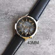 엠포리오 아르마니 시계 남성용 AR2473 블랙 레나토