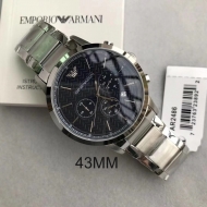 EMPORIO ARMANI 남성 아날로그 드레스 석영 워치 출하 AR2486