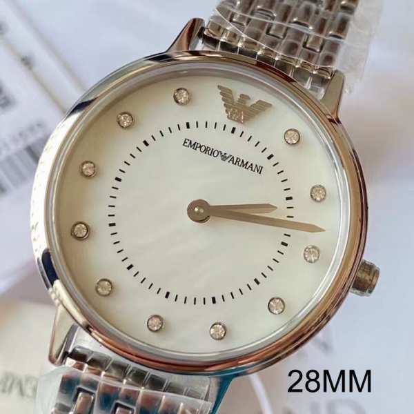 블링크,엠포리오 아르마니 손목시계 AR2511 레이디스 실버