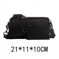 COACH  코치 액슬 크로스바디 백 위드 스타 프린트CW324 QBLWO