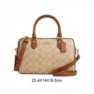 코치 COACH CS185 OS 여자 가방 Blocked 시그니처 Rowan 토트 크로스백