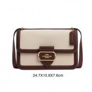 COACH 코치 라지 모건 스퀘어 크로스바디 CR330