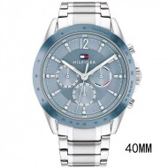 Tommy Hilfiger 1782554 여성 스테인리스 스틸 케이스 및 링크 팔찌 시계 색상 실버