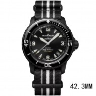 스와치 x 블랑팡 바이오세라믹 오션 오브 스톰 SO35B400