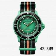 Swatch x Blancpain 스와치 x 블랑팡 바이오세라믹 인디안 오션 SO35I100