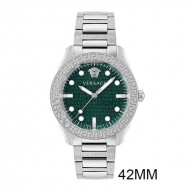 베르사체 그레카 돔 남성 가죽시계 VE2T00322