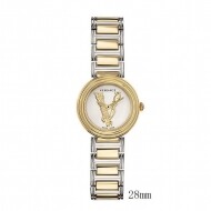 Virtus Mini Quartz 28MM Watch VET300721 베르사치 시계 비너스 미니 실버화이트 다이얼