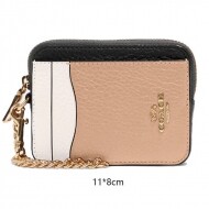 코치 짚 카드 케이스 3컬러 ZIP CARD CASE C1886