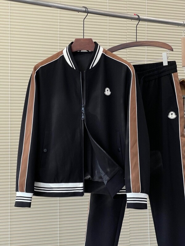 위핑,몽클레르 트레이닝복 세트 블랙 MONCLER