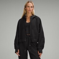 룰루레몬 스쿠바 오버사이즈 풀 집 후디 블랙 LW3IG5S