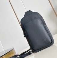 루이비통 남자 에비뉴 PM 슬링백 LV 에어로그램 블랙 M15255