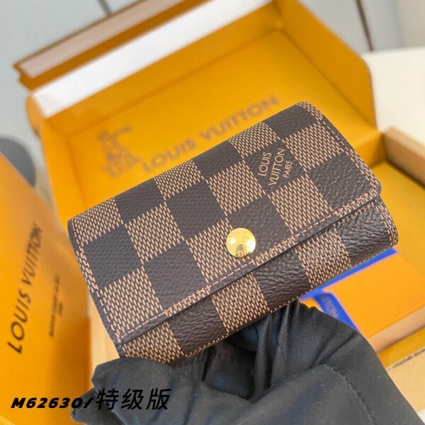 블링크,루이비통 다미애 캔버스 6 키 홀더 케이스 키지갑 M62630