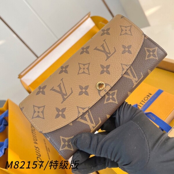 블링크,루이비통 에밀리 월렛 모노그램 리버스 M82157