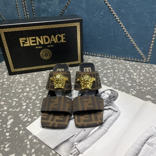 위핑,펜디X베르사체 여성 하이힐 구두 153864 Fendi