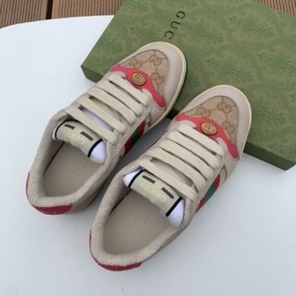 블링크,구찌 운동화 스니커즈 여자 신발 레드 GUCCI