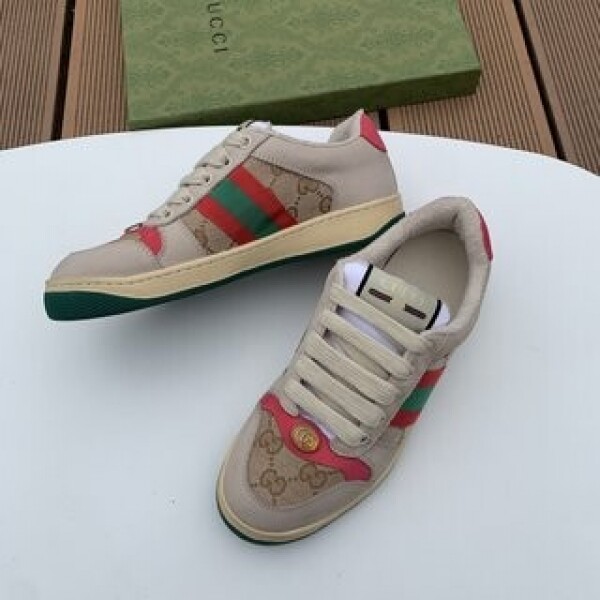 블링크,구찌 운동화 스니커즈 여자 신발 레드 GUCCI