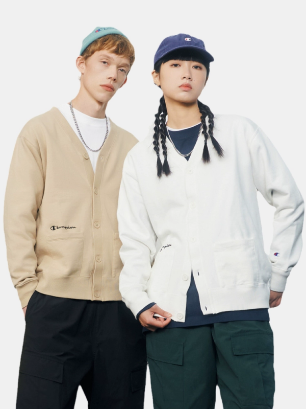 위핑,챔피온 V넥 카디건 남여공용