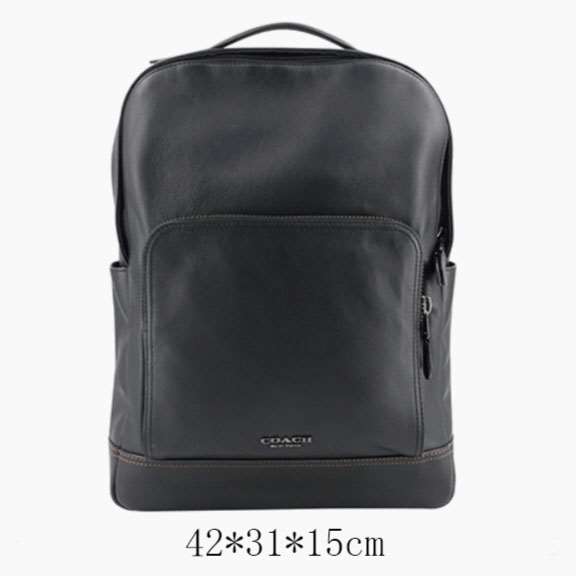 코치 남성 백팩 그라햄 레더 백팩 F37599black